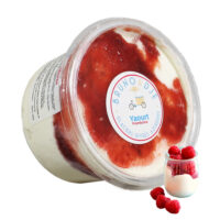 Glace au yaourt framboise – Pot de 500ml